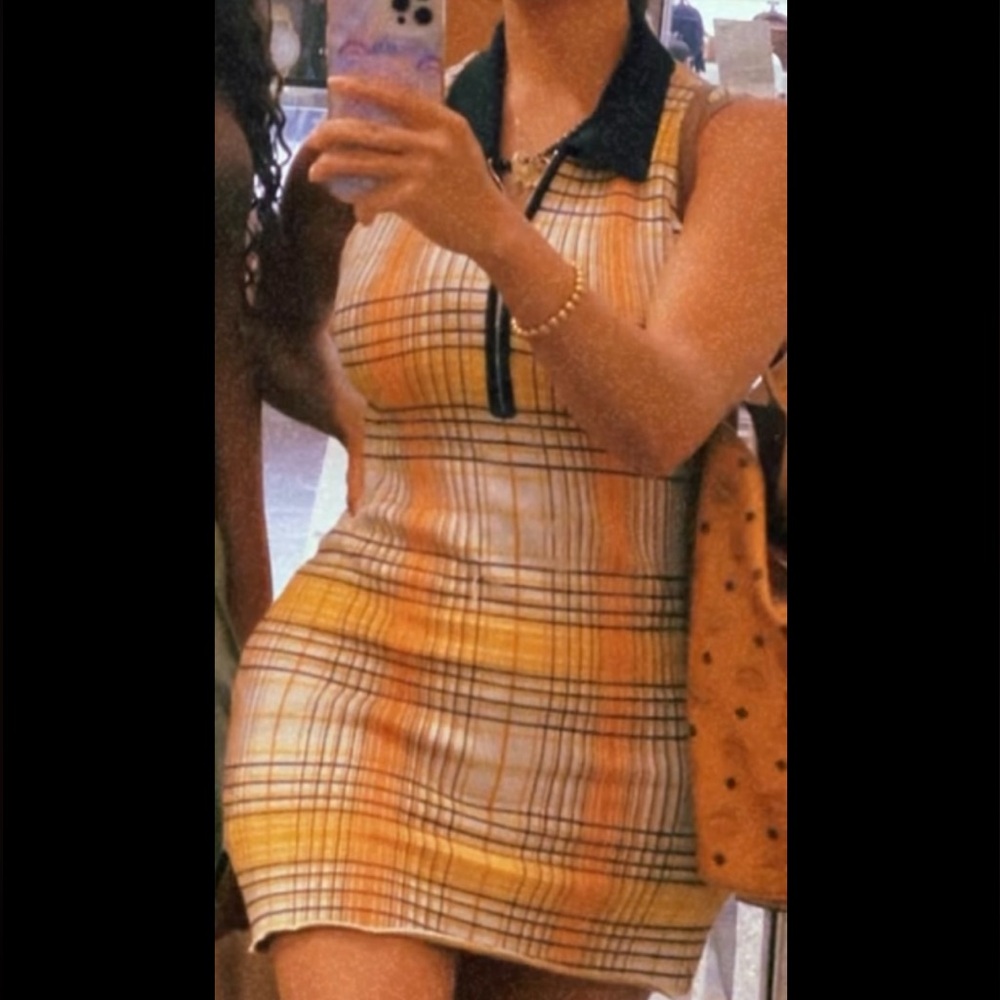 Multicolor pencil skirt